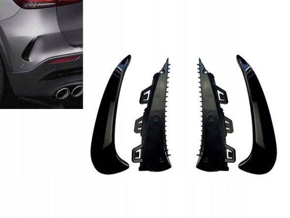 Китай DMH2473 Mercedes GLA H247 AMG Спліттер Спойлери