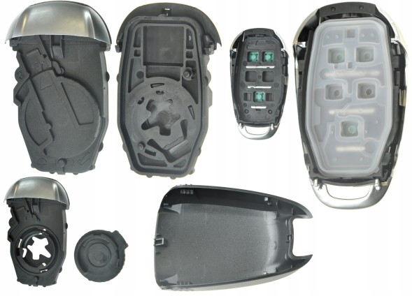 EP ALFA ROMEO GIULIA STELVIO TONALE KLUCZYK PILOT OBUDOWA SMART KEY 3-przyciski (bagażnik x2) ALFA ROMEO GIULIA STELVIO TONALE ДИСТАНЦІЙНИЙ КЛЮЧ SMART KEY HOUSE
