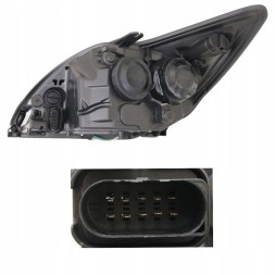 TYC TYC20-11965-15-2/RS2 Фара ксенонова Tyc чорна Ford Focus II mk 2 Lift 2008-2012 R