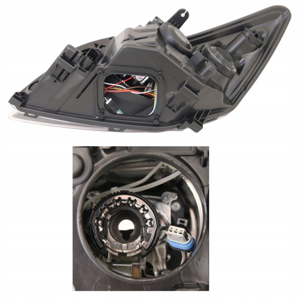 TYC TYC20-11965-15-2/RS2 Фара ксенонова Tyc чорна Ford Focus II mk 2 Lift 2008-2012 R