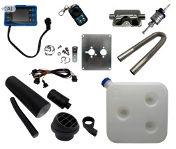 Celcjusz CEL4502 Автономний обігрівач дизельний BearCool 2kW 12V - Комплект + пульт + Bluetooth