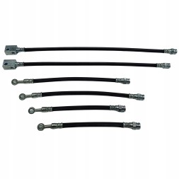 PHU DONOCIK ZPEG-0704 Przewody hamulcowe elastyczne NISSAN PATROL Y60 bez ABSu ( Przewody przedłużane - modele w których wykonano lift zawieszenia o +4" ) Гальмівні шланги NISSAN PATROL Y60 (підйом підвіски +4")