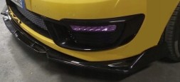 SAS UNIWERSALNA DOKŁADKA PRZEDNIEGO ZDERZAKA SPLITTER SPOILER DO AUTA CZARNY + Рукавички нітрилові Sorimex одноразові, розмір L, 2 шт.