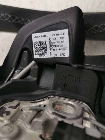 Volkswagen OE 8Y0419091R, DWP537453OE Шкіряне кермо S-line Audi A3 8Y 8Y0419091R Нове оригінальне