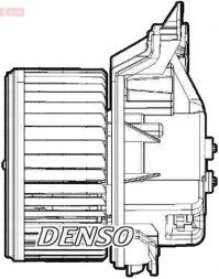 Denso DEA09209 Повітродувний вентилятор припливу dea09209 denso fiat