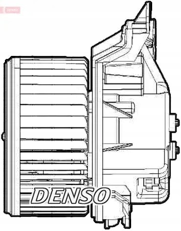 Denso DEA09209 Повітродувний вентилятор припливу dea09209 denso fiat