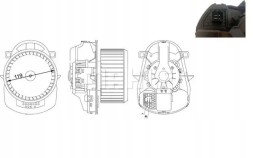 Mahle AB 258 000S Повітродувний вентилятор припливу ab 258 000s mahle