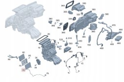 Mercedes-Benz OE A1678307503 Dodatkowa nagrzewnica elektryczna mercedes gle c167 gls x167
