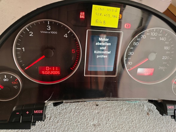 Audi OE ЛІЧИЛЬНИК ПРИЛАДІВ AUDI A4 B7 8E0920931L 0263626191