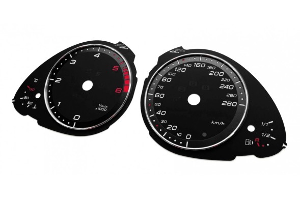 Moman 0089688097267 Спідометр для Audi A4 B8 Q5 в стилі RS4, тюнінг, кастомні циферблати
