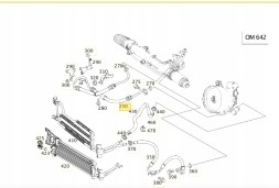 EACS Шланг гідропідсилювача керма Mercedes-Benz A2044604924 (аналог)