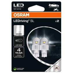921DWP 2BL OSRAM Лампа світлодіодна Osram LED 3W 12V W16W 6000K к т 2шт