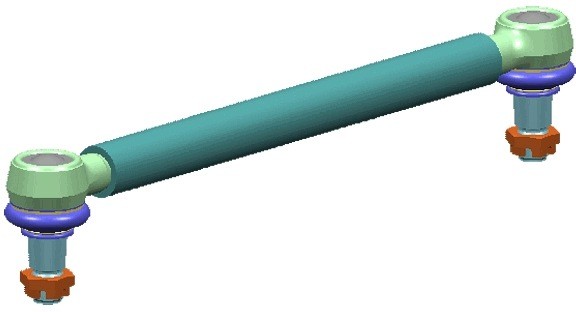 V-maxzone Part VIC-125783 З'єднувач/кронштейн стабілізатора для MERCEDES ACTROS MP4 / MP5, ANTOS 07.11-