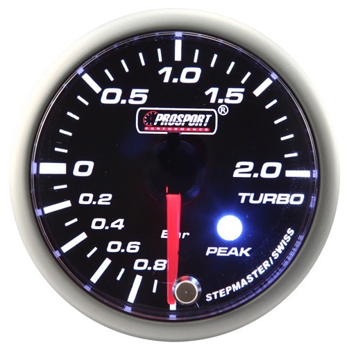 PROSPORT 216SMWGBOSWL270 Датчик тиску наддуву Prosport серії Stepper Motor Peak 52мм, зелений
