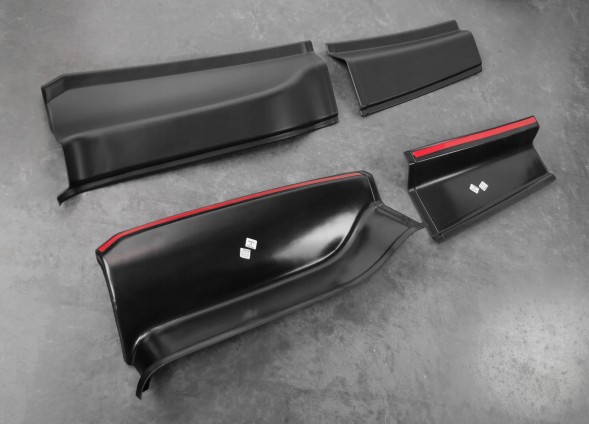 RGM RGM-IRP250 Кришки внутрішніх задніх стійок для VW T6 / T6.1 2015- TRANSPORTER | ABS