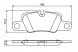 Bosch 0 986 494 431 BOS/GIFT Гальмівні колодки porsche задня панамера 09- bosch