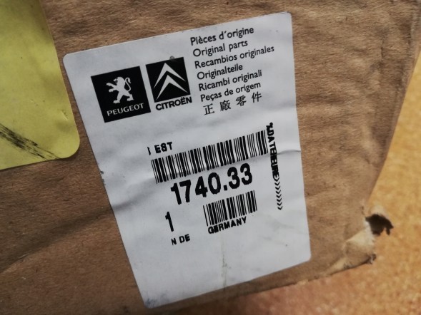 Peugeot OE 1740.33 САЖОВИЙ ФІЛЬТР DPF CITROEN C8 JUMPY PEUGEOT 807 EXPERT 174033 OE!