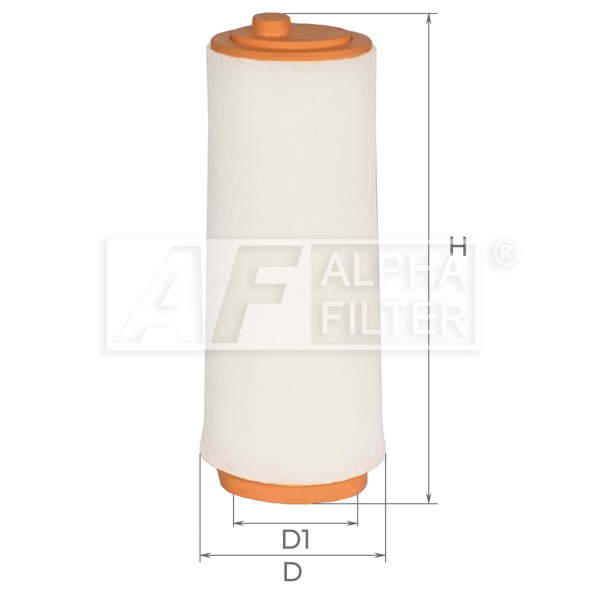 AF0069 ALPHA FILTER Фільтр забору повітря