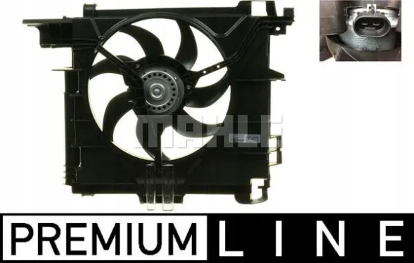 Mahle CFF 211 000P Вентилятор радіатора 150w з рамкою cff 211 000p