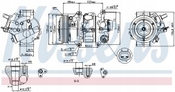 Nissens 89314 Компресор кондиціонера nissens 89314
