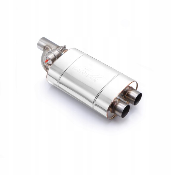 RM Motors PROM.EV03/76/350/P/P ГЛУШИТЕЛЬ ПРОХІДНИЙ З ВАКУУМНИМ КЛАПАНОМ EV03 350 ММ 76 ММ ПРАВИЙ RM-MOTO