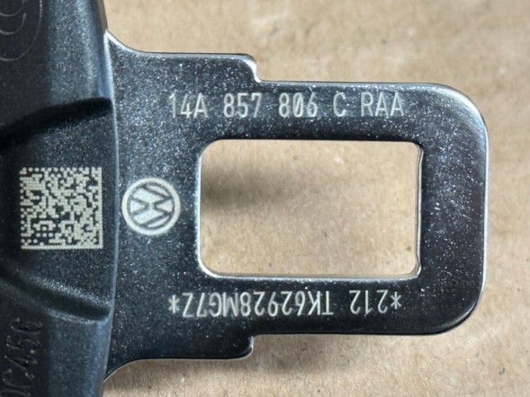 Volkswagen OE 14A857805C / 14A857806C VW ID.7 2023-2026 РЕМЕНІ БЕЗПЕКИ ЗАДНІ КОМПЛЕКТ ОРИГІНАЛ