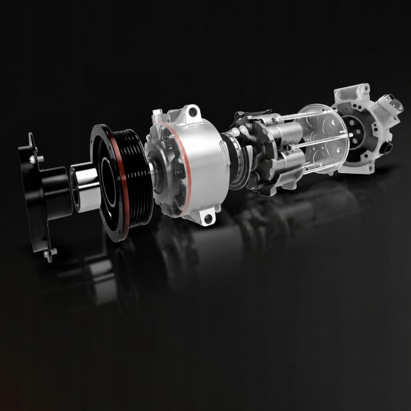 AUTO-KLIMAT Компресор кондиціонера OPEL ASTRA G / CORSA C 24422013