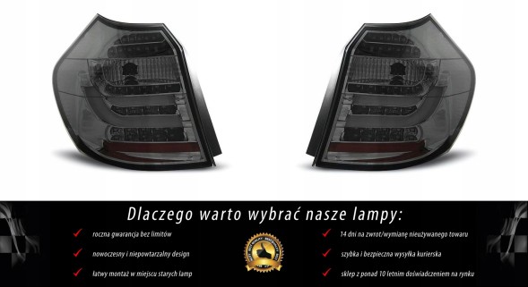 V-maxzone Part VR-694 ЗАДНІ ДІОДНІ ЛАМПИ ДЛЯ BMW 1 E87 E81 2004-2007 LED
