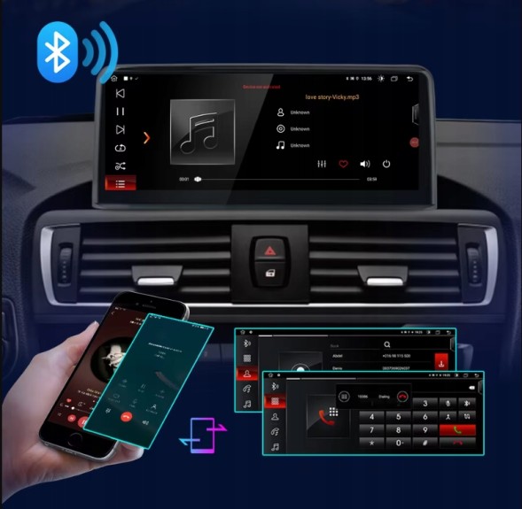Китай EKRAN NAWIGACJA ANDROID 13 6GB RAM ЕКРАН НАВІГАЦІЇ ANDROID 13 8GB RAM ДЛЯ BMW F30 F31 F34 F32 F33 СИСТЕМА NBT
