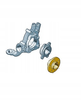 Volkswagen OE 8K0 407 613 B AUDI дилерська СТУЧИНА КОЛЕСА - 8K0407613B