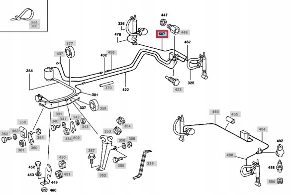 Mercedes-Benz OE Шнур підвіски Mercedes-Benz A123420932864 А1234209328 OE