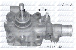 V-maxzone Part VIC-124109 Насос охолоджуючої рідини DOLZ B114 для IVECO DAILY I, DAILY II