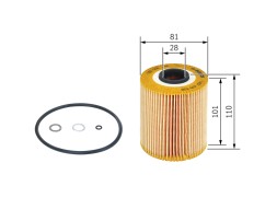1457429638 BOSCH Фільтр оливи