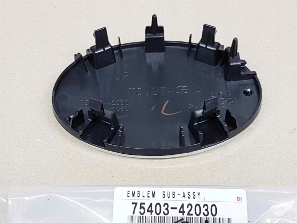 Toyota OE A75403-42030 RAV4 15-18 ГІБРИДНІ СУМКИ ЕМБЛЕМА ЛОГОТИП ЗАДНЯ КЛАПКА