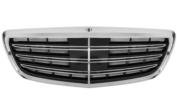 Green Parts GRILL ATRAPA MERCEDES S-KLASA W222 AMG 13-20 NOWY РЕШІТКА MERCEDES S-CLASS W222 AMG 13-20 GLOSS ЧОРНИЙ ХРОМ