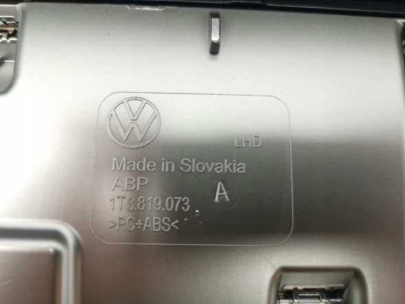 Volkswagen OE 1T3819441, DWP533916OE Декоративна планка консолі приладової панелі VW ID. Buzz 1T3819441 Нова, оригінал