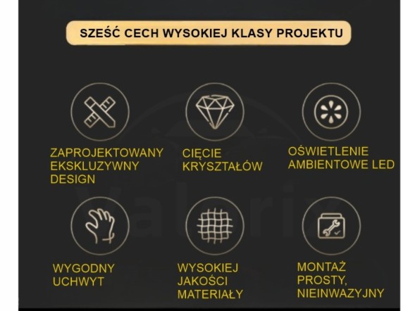 Crystal H.169/10. Універсальна ручка (головка) перемикання передач Колір R / 1 / 2 / 3 / 4 / 5 для Hyundai Mazda