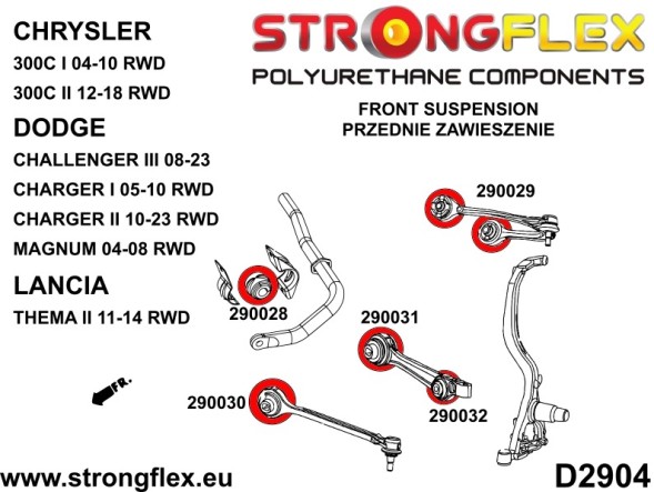 Strongflex 296106A: Комплект підвіски RWD SPORT Strongflex