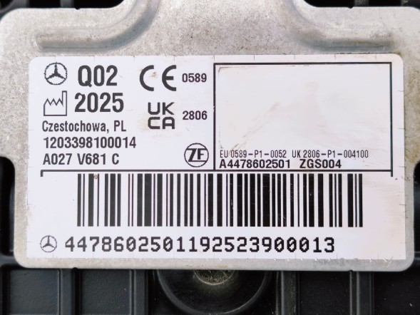 Mercedes-Benz OE MERCEDES-BENZ VITO 2014-2026 ПОДУШКА БЕЗПЕКИ ПАСАЖИРА A4478602501