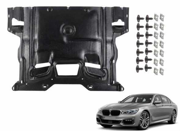 PC 51758035971 BMW7I+S Захист двигуна під двигун BMW 7 серії F01 / F02 M-пакет + кріплення