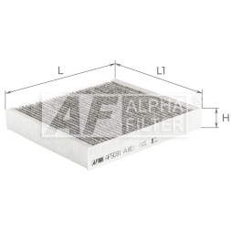 AF5031a ALPHA FILTER Фільтр салону