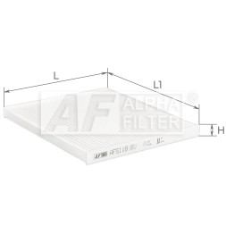 AF5118 ALPHA FILTER Фільтр салону