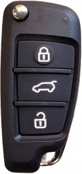 8AY101 AIXAM CITY COUPE СКЛАДНИЙ ДИСТАНЦІЙНИЙ КЛЮЧ, БЕЗ КЛІЗКА, З ЕЛЕКТРОНІКОМ