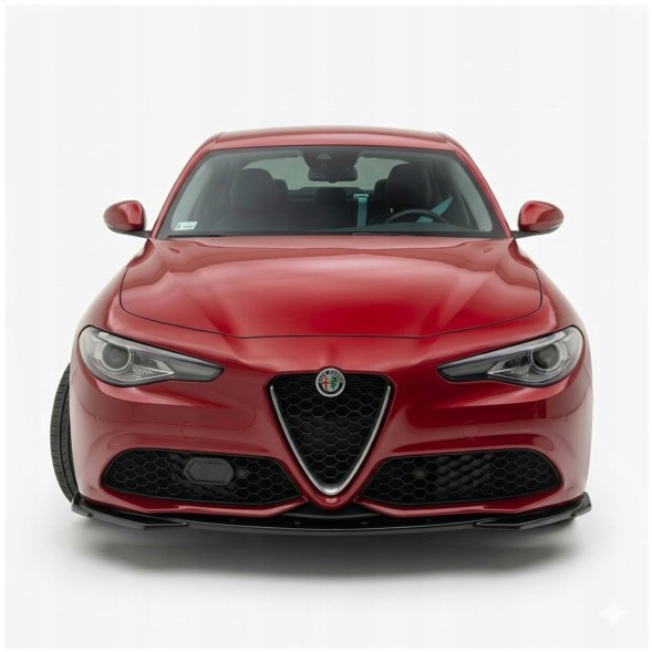 Китай Splitter Alfa Romeo Giulia Спідниця бампера Alfa Romeo Giulia 2015-2024 Чорний глянець Сплітер