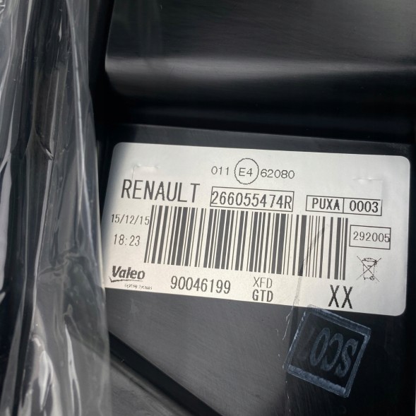 Renault OE 266055474R Нова oe лампа повороту ліва renault talisman 266055474r