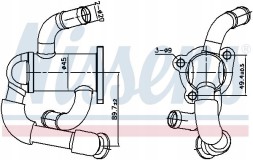 Nissens 989433 Nissens 989433 радіатор охолодження, система охолодження двигуна