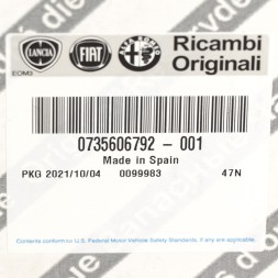 Fiat OE Перемикач під кермо Fiat OE 735606792
