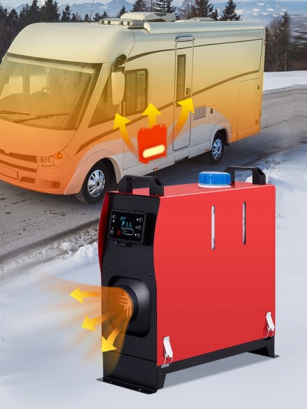 ZCJRQYTJ8 VEVOR Автономний обігрівач 8KW 12V 5L для автомобіля, кемпера, човна