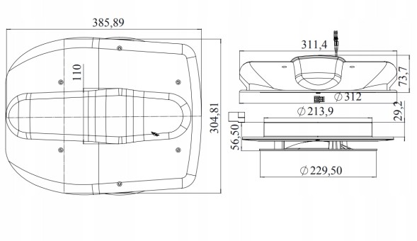 Китай 02303330 Даховий вентилятор Kormas 24V 743 160 46 Łódź Bus