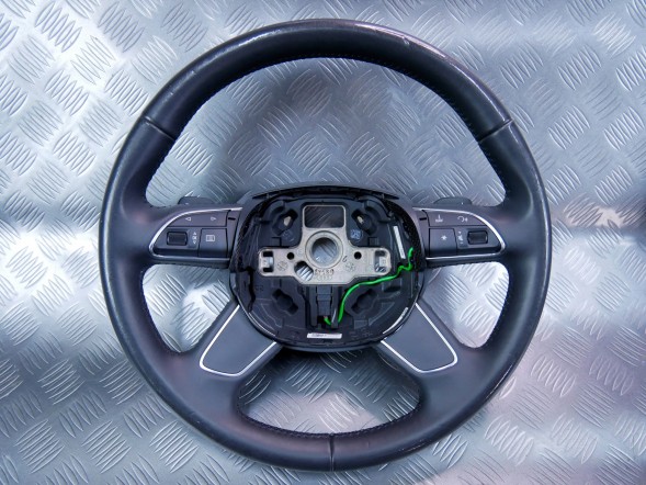 Audi OE Kierownica skórzana wielofunkcyjna 8U0419091C AUDI Q3 8U0 Шкіряне кермо багатофункціональне 8U0419091C AUDI Q3 8U0